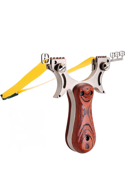 Slingshot with leather case