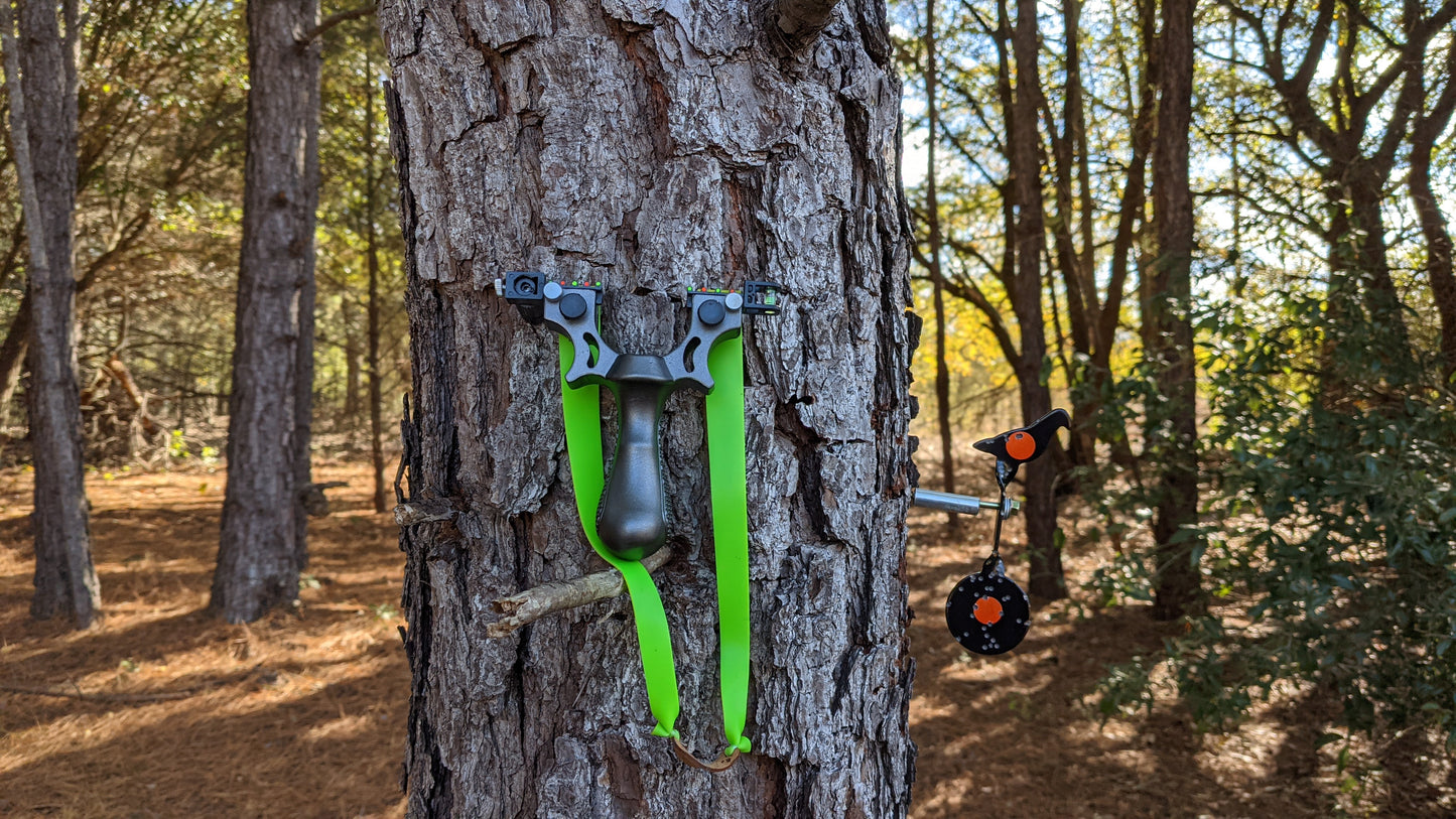 Laser sighted slingshot image 2