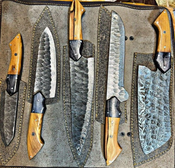 Damascus Chef Set 5 Pc. image 0